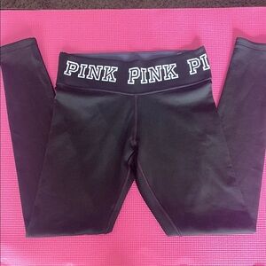 PINK Victoria's Secret Black Leggings